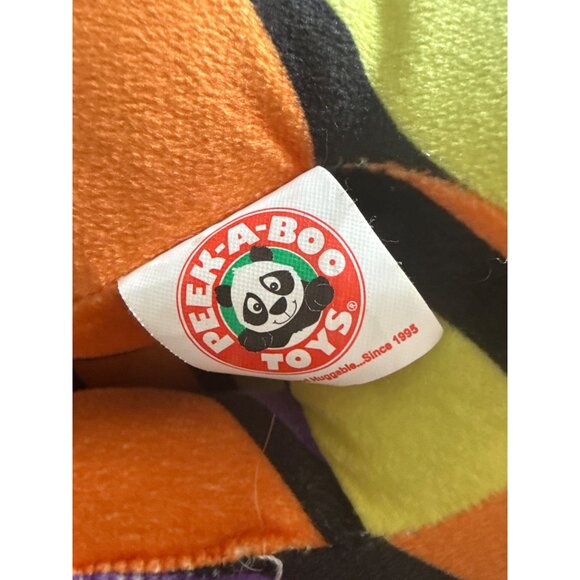 Peek-A-Boo 15” Rainbow Striped Pony Horse Plush Stuffed Animal - Picture 2 of 8